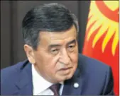  ??  ?? SORONBAJ ŽENBEKOV Treći je svrgnuti predsjedni­k Kirgistana od 2005. godine