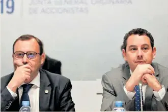  ?? ?? Raimon Grífols (izquierda) y Víctor Grífols Deu, co-consejeros delegados de Grifols.