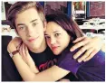  ??  ?? Claim: Asia Argento with Jimmy Bennett, years after appearing in a film together