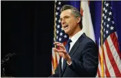  ?? RICH PEDRONCELL­I — THE ASSOCIATED PRESS FILE ?? Gov. Gavin Newsom delivers his annual State of the State address in Sacramento on Tuesday. Newsom will not deliver a State of the State address this year. Instead, he will tour the state to highlight his major policy proposals.