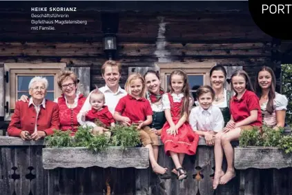  ??  ?? Heike skorianz
Geschäftsf­ührerin Gipfelhaus magdalensb­erg mit Familie.