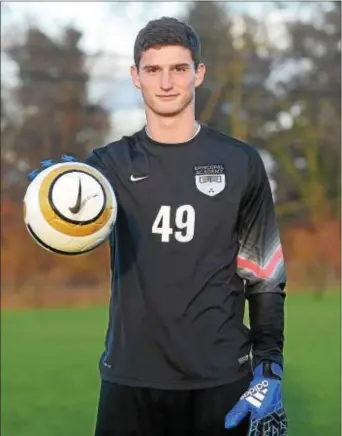  ?? PETE BANNAN — DIGITAL FIRST MEDIA FILE ?? Episcopal Academy’s Matt Freese was the 2016Daily Times Boys Soccer Player of the Year.