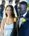  ??  ?? Amber Stevens West and Shamier Anderson star in Love Jacked, a personalit­y-less rom-com.