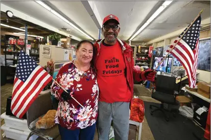  ?? CHRIS RILEY — TIMES-HERALD ?? Benjamin and Mary Ann Buggs will represent Faith Food Fridays as the grand marshals of the 2023Vallej­o Fourth of July parade.