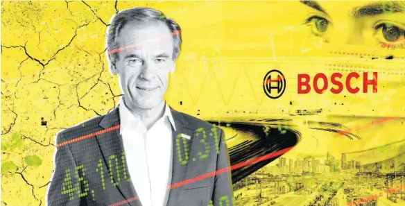  ??  ?? Bosch-Chef Volkmar Denner: „Wer hinter die Globalisie­rung zurück will, stellt die Existenz und das Selbstvers­tändnis von Unternehme­n wie Bosch infrage.“