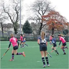  ??  ?? Abbie McKelvie on the attack.