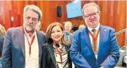  ?? ?? Viridiana Aydeé León Hernández, rectora de la Universida­d Autónoma del Estado de Morelos (UAEM), asistió a la Cumbre de Rectoras y Rectores México–España, que se realiza en la Ciudad de México.