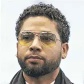  ?? ASHLEE REZIN/SUN-TIMES FILE PHOTO ?? Former “Empire” actor Jussie Smollett walks to a court appearance in 2020. He appealed his conviction and was released after spending six days behind bars.