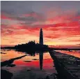  ??  ?? St Mary’s Lighthouse in Whitley Bay