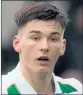  ??  ?? FULL BACKING: Kieran Tierney is delighted to be back in action for Celtic