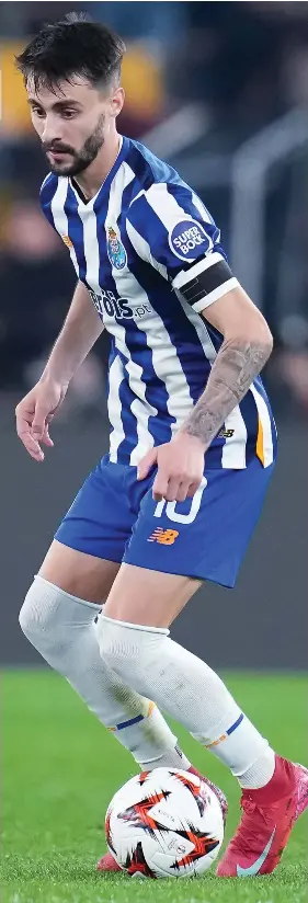  ?? ?? Fábio Vieira está cedido ao FC Porto até ao final do Mundial de Clubes