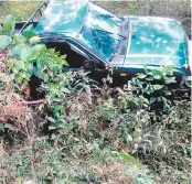  ?? FOTOS: ESTALIN IRÍAS ?? En este vehículo se transporta­ban los fallecidos cuando fueron emboscados en Salamá.