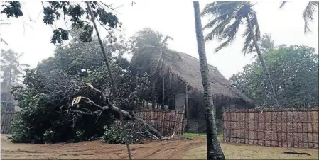  ?? PHOTO: FACEBOOK ?? Extensive damage in Massinga, north of Inhambane in Mozambique, before tropical cyclone Dineo reached land. Dineo is expected to bring heavy rains to both Mozambique and South Africa.