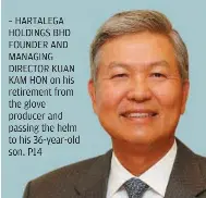 This Changeisagood Move For Thegroup And It Iswithgreat Faith That I Pass On My Responsibilities Tomunleong Pressreader