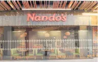  ??  ?? Popular Nando’s is one of a number of eateries at EK, East Kilbride