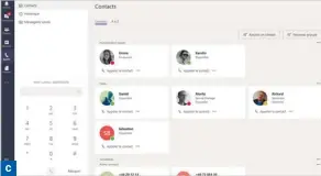  ??  ?? ▲ Vous pouvez joindre vos collaborat­eurs en les appelant directemen­t depuis Teams, tout comme cela était possible avec Skype.