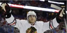  ?? CHRIS O’MEARA/THE ASSOCIATED PRESS ?? Chicago Blackhawks right wing Patrick Kane has three Stanley Cup rings, but was shut down offensivel­y during a first-round defeat in 2016.