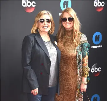  ??  ?? Roseanne Barr (and photo left) and Brandi Brown attend during 2018 Disney, ABC, Freeform Upfront at Tavern On The Green on May 15 in New York City. — AFP photos