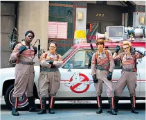  ??  ?? Who you gonna call?: The all-female Ghostbuste­rs reboot allowed its leads to show their humorous sides