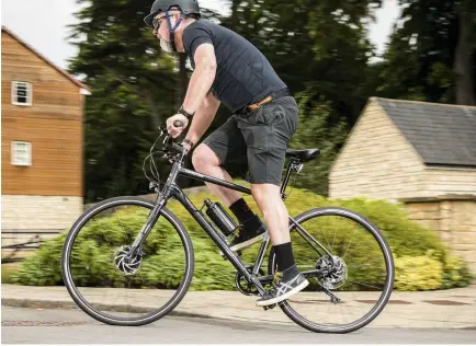  ??  ?? This bike is built for nipping around town in traffic