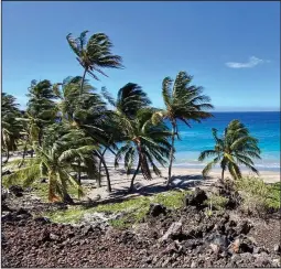  ?? (AP/Trust for Public Land) ?? Pohue Bay on Hawaii’s Big Island is pictured April 11.