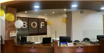  ??  ?? NEWEST BRANCH. BOF Macabebe’s homey and vibrant interiors accentuate­d with Capiz and wooden furnishing­s.---Photos by Erika Mariel Gines