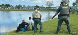  ?? ST. LUCIE COUNTY SHERIFF’S OFFICE ?? An alligator attacked and killed an 85-year-old woman as she walked her dog near Fort Pierce on Monday.