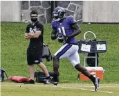  ?? Kevin Richardson / Tribune News Service ?? Ravens wide receiver Dez Bryant could play in his first game in almost three years on Sunday.