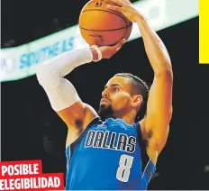  ??  ?? La Federación podría reclamar al enebeísta Gian Clavell para la primera ventana si está bajado a la G-League.