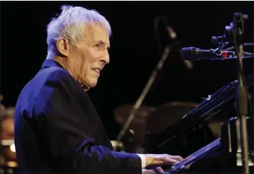  ?? LUCA BRUNO — THE ASSOCIATED PRESS FILE ?? Composer Burt Bacharach performs in Milan, Italy, on July 16, 2011.