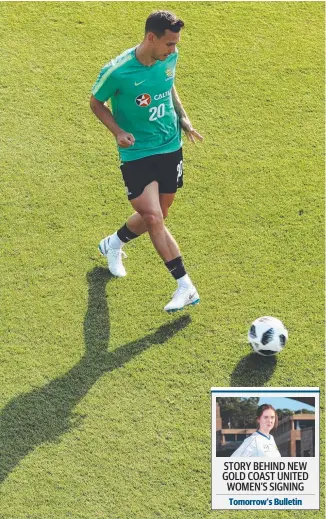  ?? Picture: GETTY IMAGES ?? Trent Sainsbury is looking at the positives of Australia’s World Cup squad.