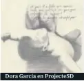  ??  ?? Dora García en ProjecteSD