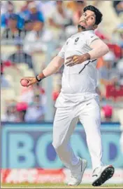  ?? AFP ?? ■
Since 2017, a transforme­d Umesh Yadav has taken 74 wickets in 19 Tests at an average of 22. Between 2011 and 2016, in 28 Tests he had managed to pick only 68 wickets.