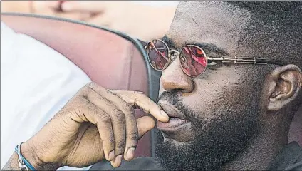  ?? FOTO: PERE PUNTÍ ?? Samuel Umtiti está de baja desde finales de septiembre y la idea del Barça es que pueda reaparecer a mediados de noviembre