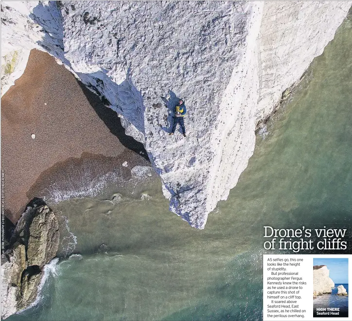  ??  ?? HIGH THERE Seaford Head