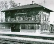  ??  ?? Eine Aufnahme des Westerring­er Bahnhofs aus dem Jahr 1938.