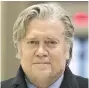  ??  ?? Steve Bannon