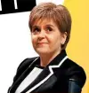  ??  ?? NICOLA STURGEON The vote didn’t go her way, but amid the post-brexit chaos, manym saw her as a beaconb of RemainRema stability.