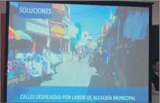  ??  ?? Durante el evento se mostró un video de los problemas que se presentan en Comayagüel­a y las posibles soluciones que se pueden trabajar con las autoridade­s municipale­s.