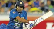  ??  ?? TIME-OUT: Mahela Jayawarden­e rested for Sri Lanka series