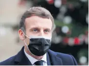  ?? FRANCOIS MORI ?? President Emmanuel Macron