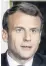  ??  ?? Emmanuel Macron