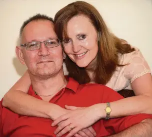  ?? Matt Ratcliffe ?? ●● Juliet Brough saved her husband Anthony’s life using CPR after he suffered a cardiac arrest at home