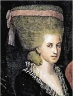  ??  ?? Maria Anna Mozart auf dem Familienpo­rträt von 1780/81.