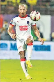  ??  ?? Frenchman Florent Malouda is growing in influence at the heart of the Delhi Dynamos midfield.