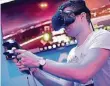  ?? FOTO: DPA ?? Ein Besucher testet auf der Gamescom eine Virtual-Reality-Brille.