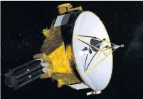  ??  ?? DEEP SPACE SIGN New Horizons sent radio message