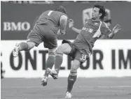  ?? GRAHAM HUGHES/ THE CANADIAN PRESS ?? Daniele Paponi, right, and the Montreal Impact hope to end their winless streak Saturday against FC Dallas.