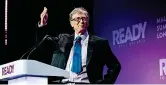  ??  ?? Leader Bill Gates, 62 anni, imprendito­re e benefattor­e