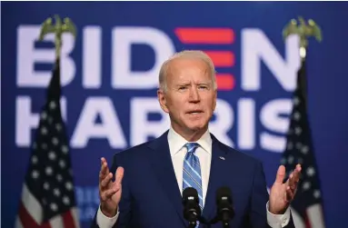  ?? JIM WATSON AFP VIA GETTY IMAGES ?? If Democratic presidenti­al candidate Joe Biden wins handily, the troubled Democrats will miss the lesson and carry on as before, Rick Salutin writes. A squeaker would provide the chance to take stock before taking power.